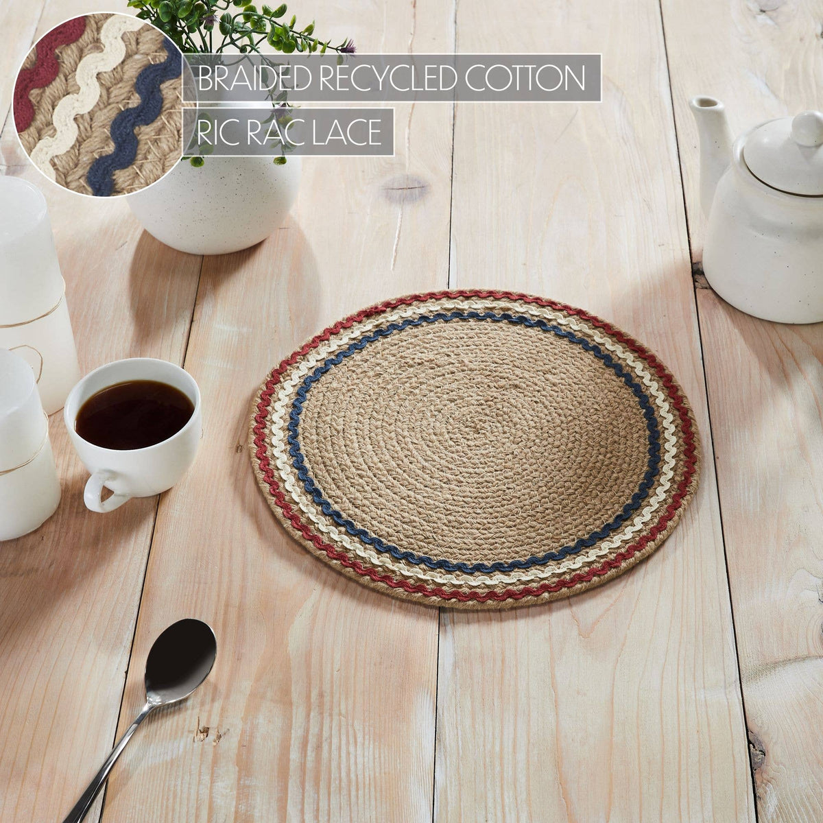 Americana Ric Rac Trivet 12" Round