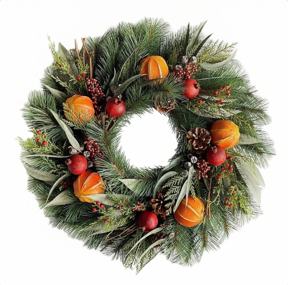 Southern Colonial Christmas Wreath 22”