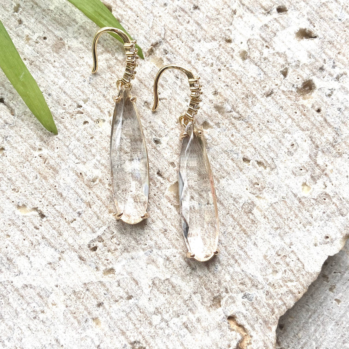 Crystal Teardrop Boutique Earrings
