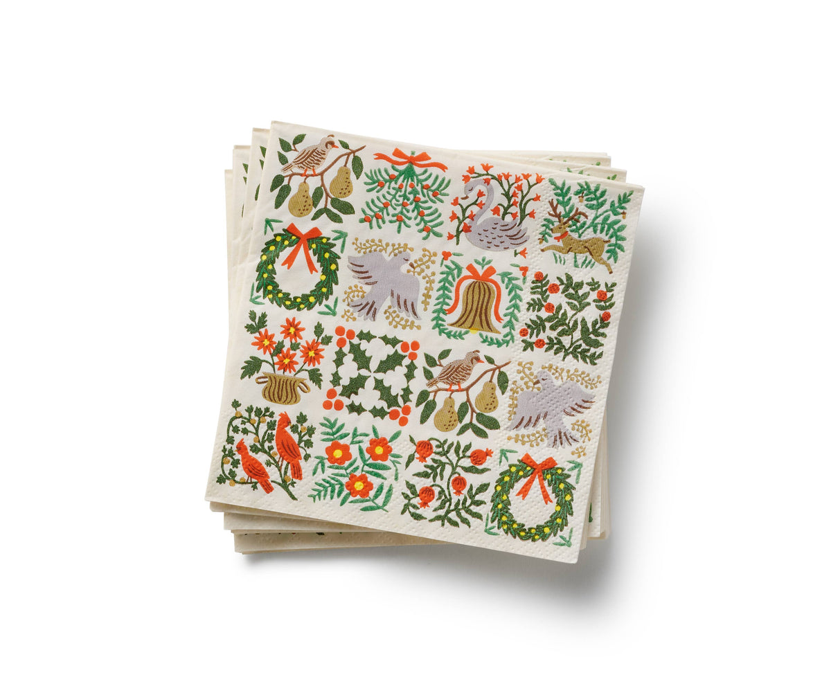 Christmastide Cocktail Napkins