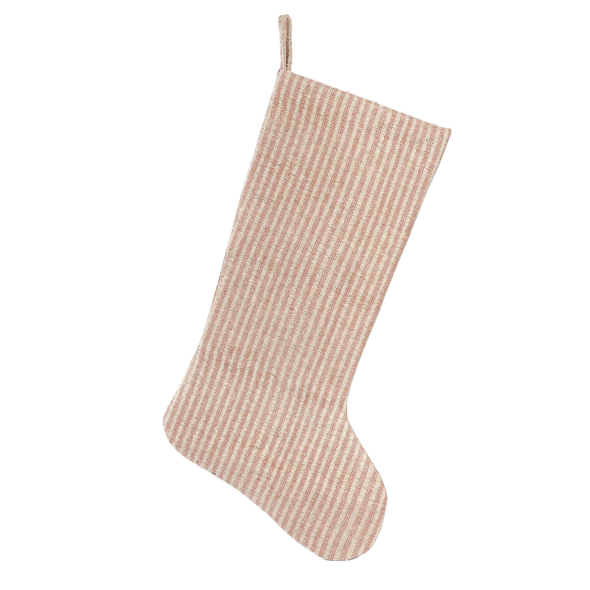 20" Striped Shimmer Christmas Stocking