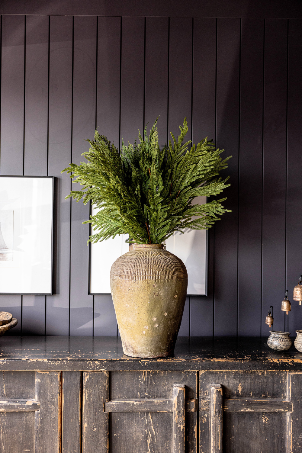 Norfolk Full Real Touch Green Faux Stems