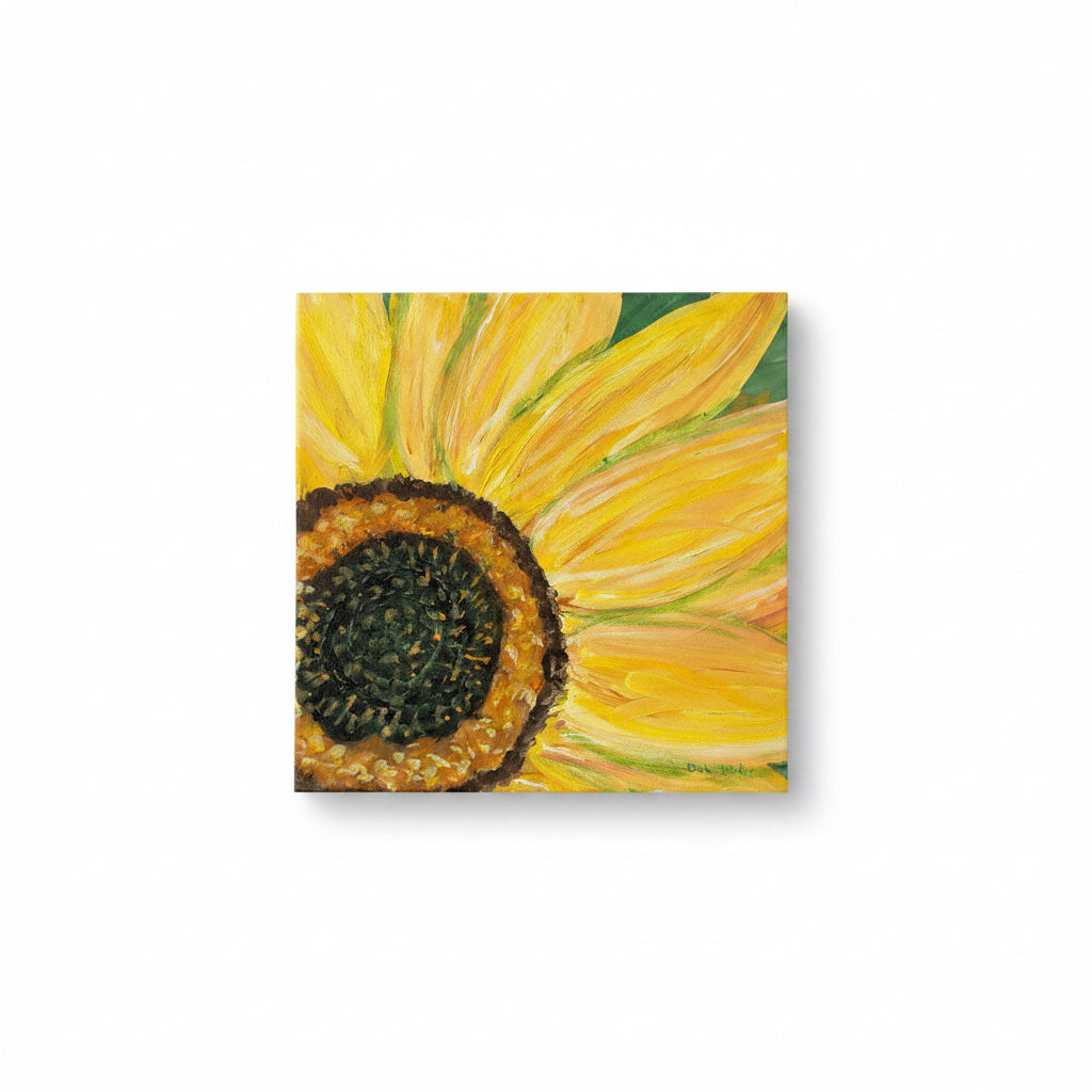 “Sunflower” 10x10” on Canvas - Original Artwork by Debbie Baker