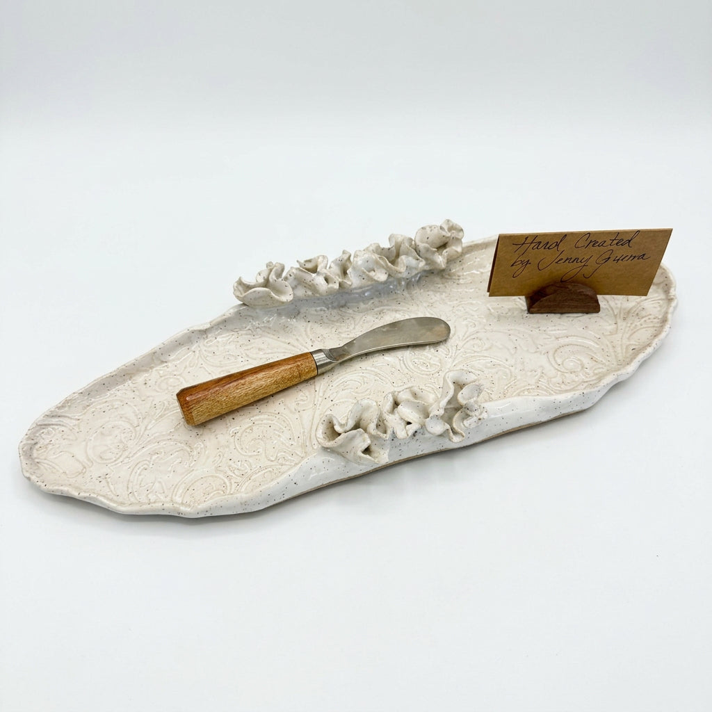 Cheese Tray, Original Ceramics by Jenny Guerra