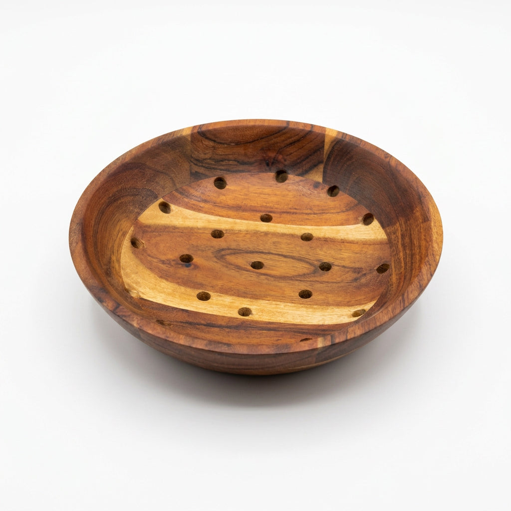 Wooden Berry Bowl