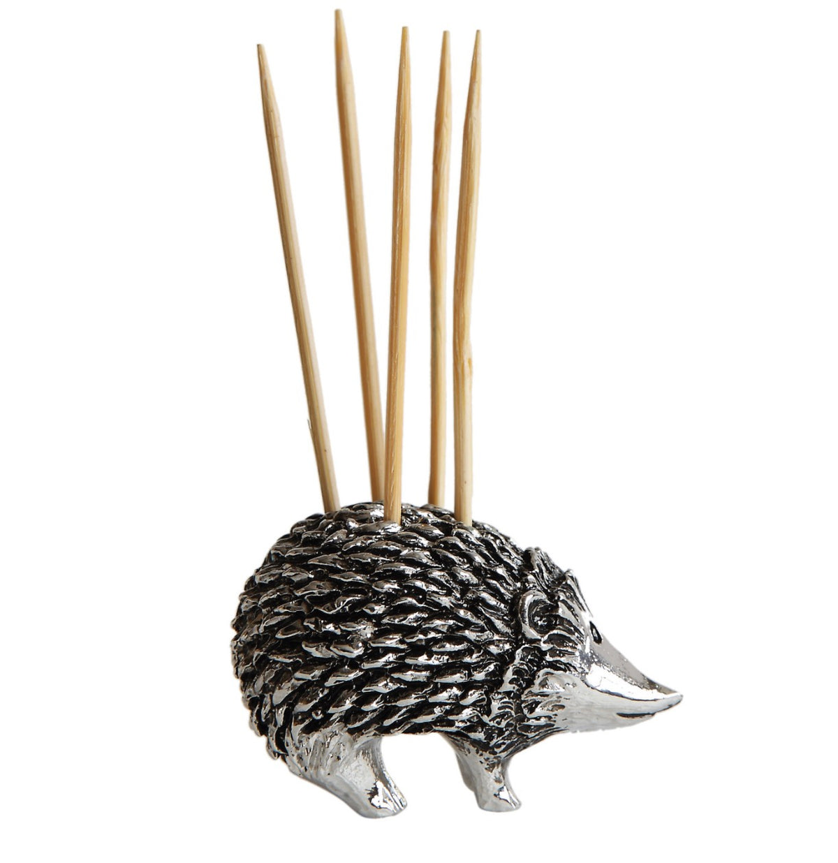 Pewter Hedgehog Toothpick Holder