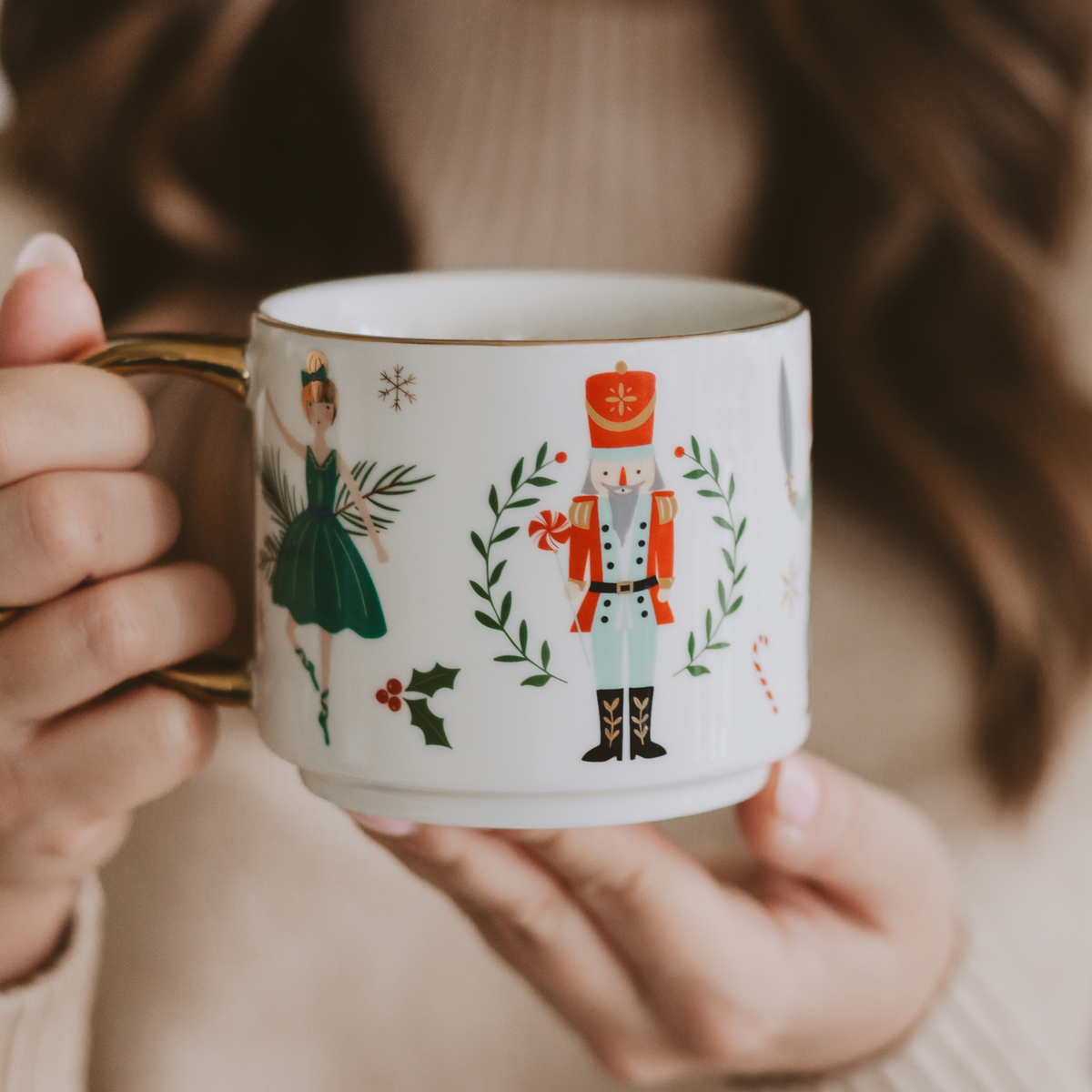 Nutcracker Coffee Mug - Christmas Decor & Gifts
