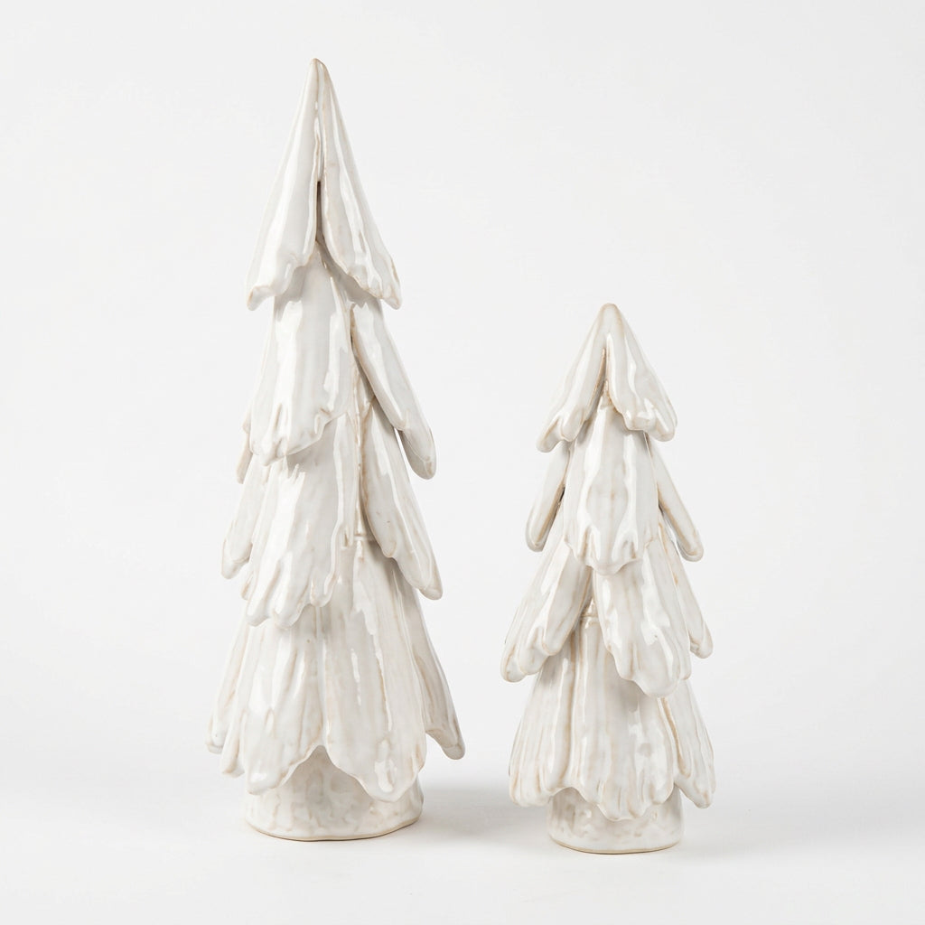 Handmade Stoneware Tree White (10.5”)