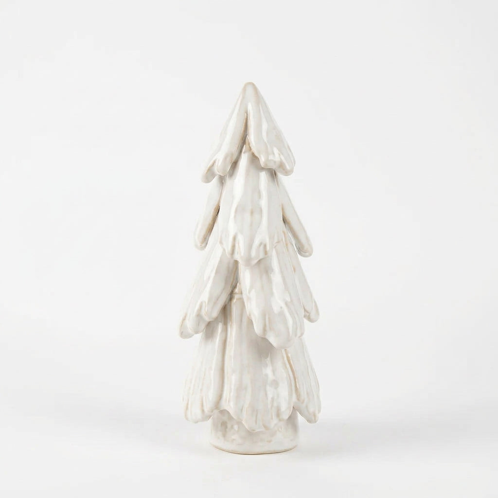 Handmade Stoneware Tree White (15”)