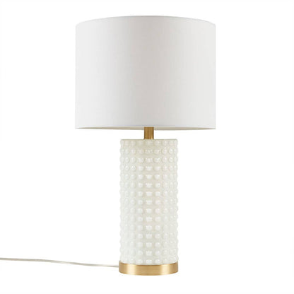 Glass Textured Dot Table Lamp