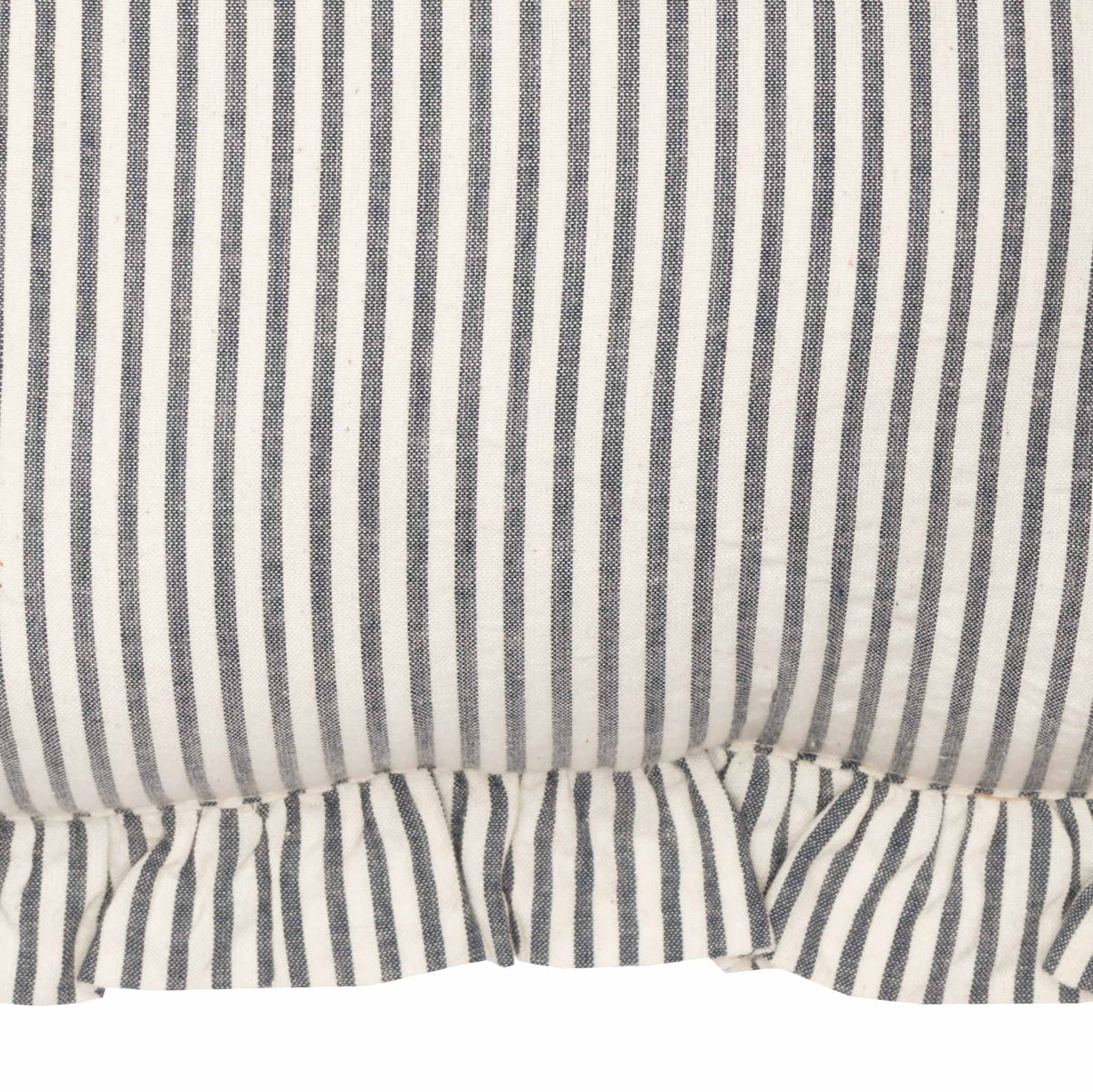 Farmhouse Ticking Stripe Throw Pillow Hatteras 12"