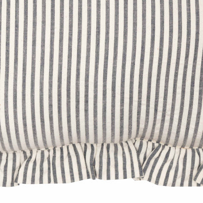 Farmhouse Ticking Stripe Throw Pillow Hatteras 12"