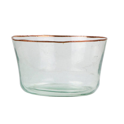 Vintage Demijohn Bowl - Hand Cut