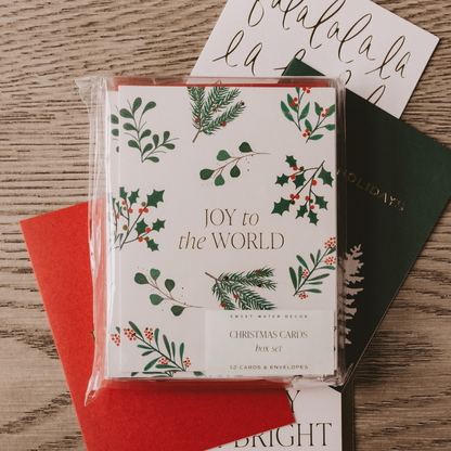 Assorted Holiday Cards Boxed Set - Christmas Cards