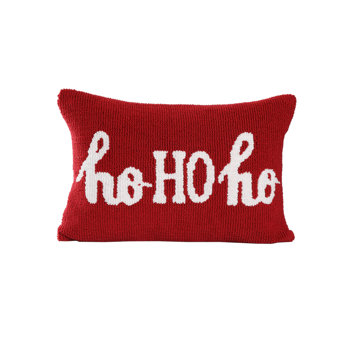 “Ho Ho Ho” Circular Knit Pillow