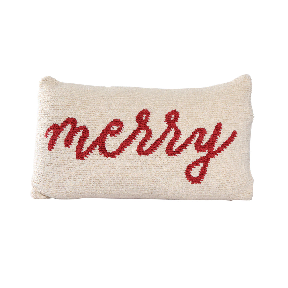 “Merry” Circular Knit Pillow