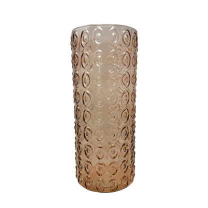 14”H Glass Vase - Pink