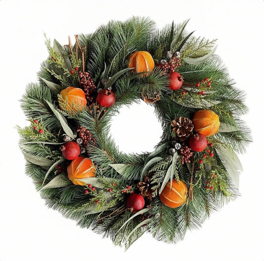 Southern Colonial Christmas Wreath 22”