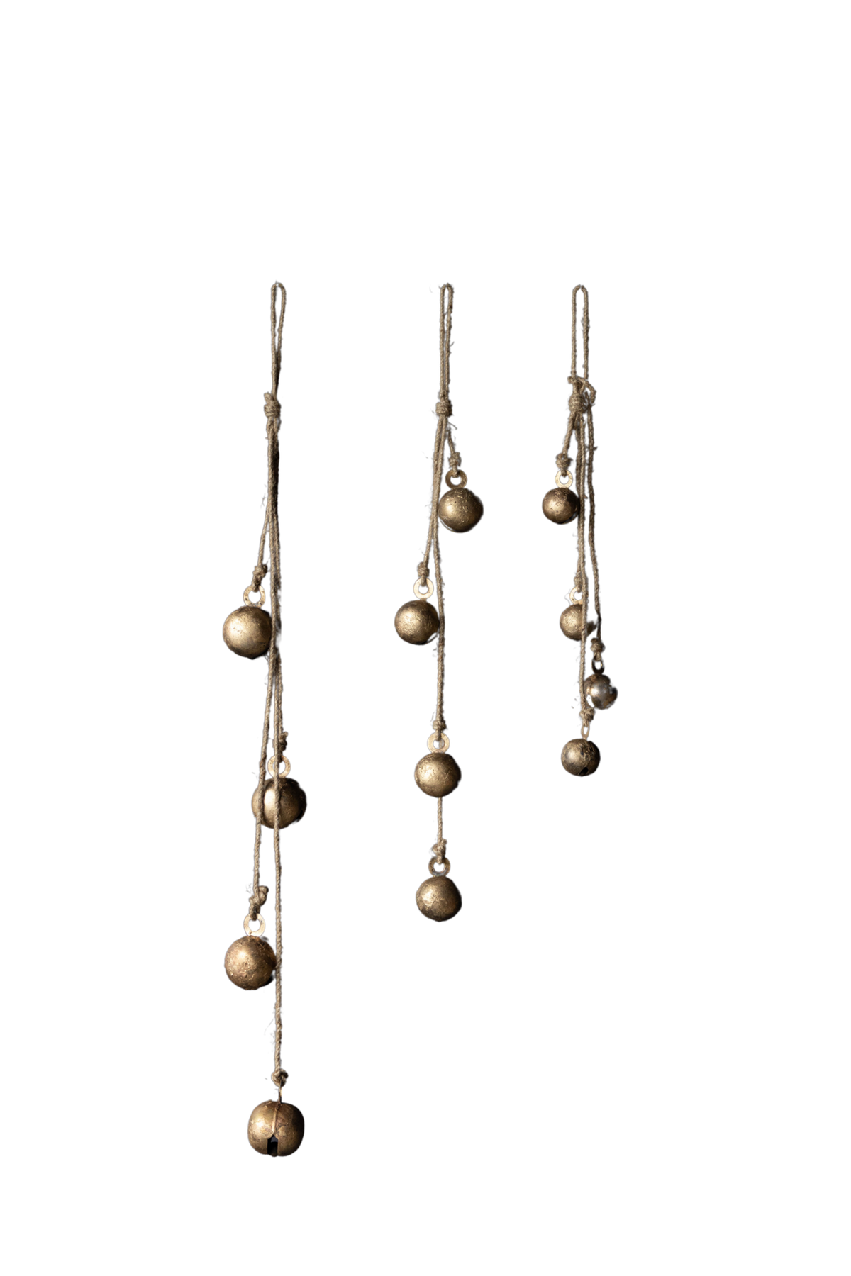 Sphere Iron Inspired Holiday Hanging Bell Cluster