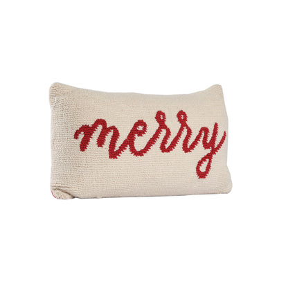 “Merry” Circular Knit Pillow