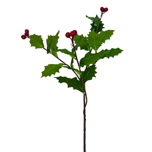 Grand Holly Berry Spray 26"