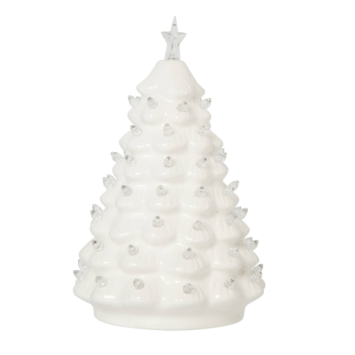 Christmas Tree Large White LED Decorative Figurine