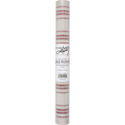Red Stripe Paper Table Runner