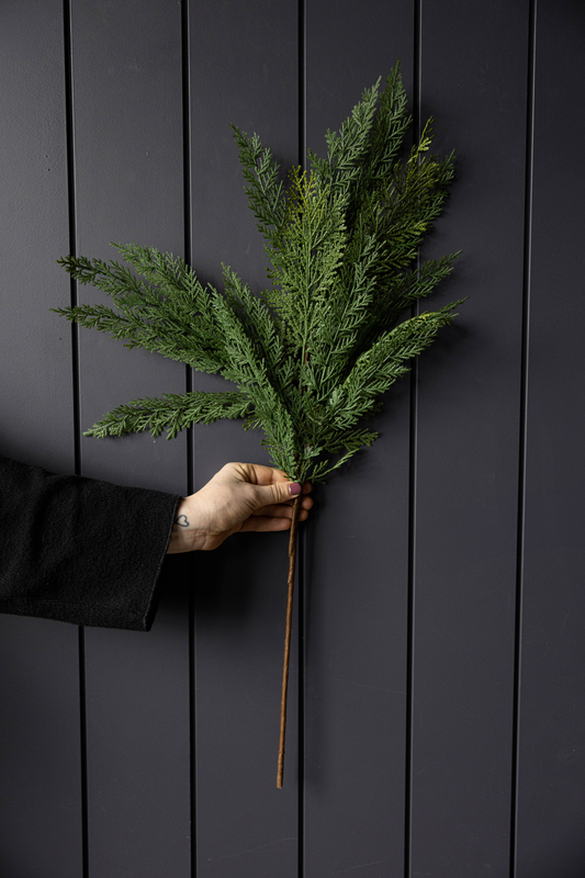 Cypress Leaf Full Real Touch Stem
