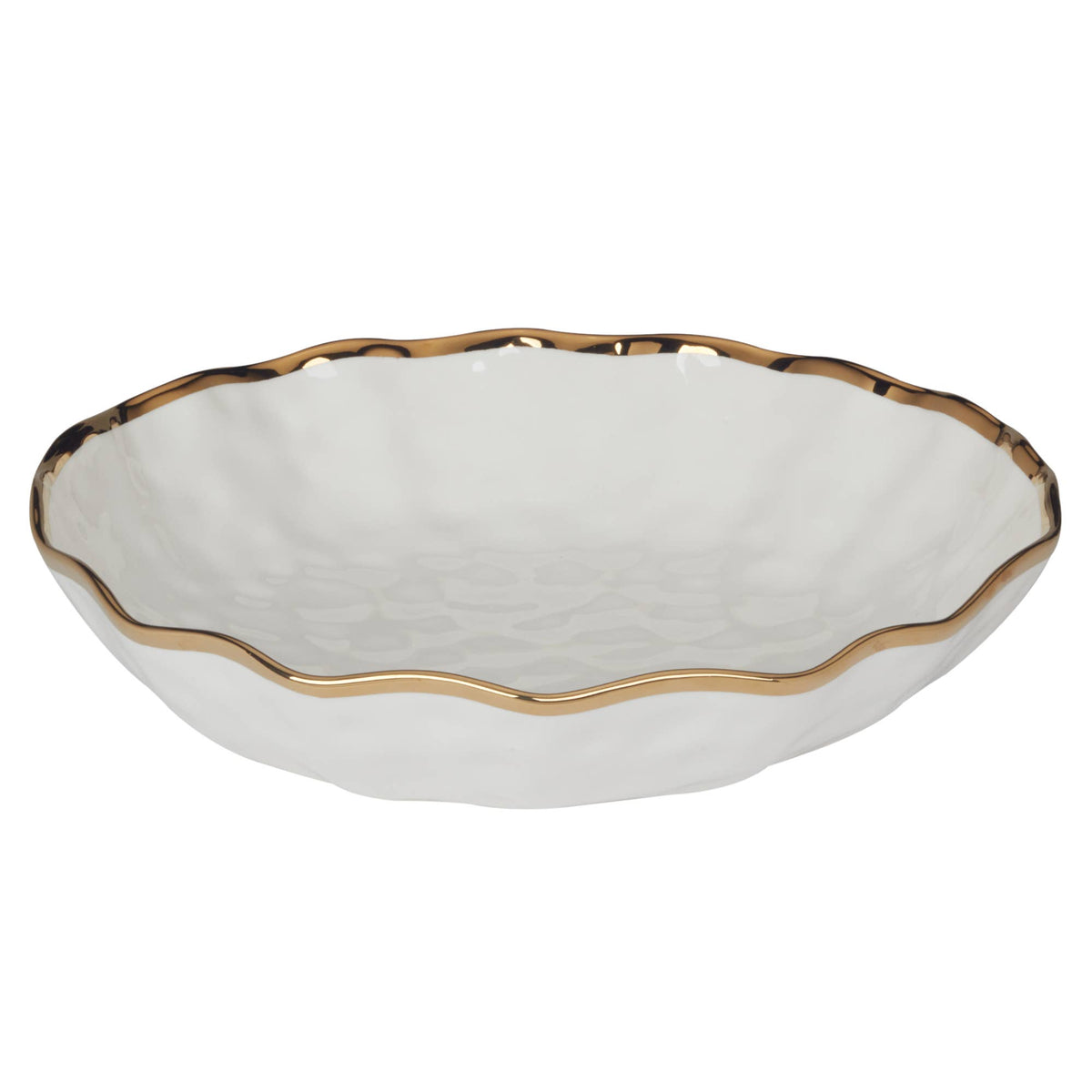 Regency Gold Serving Bowl 13in X 3in