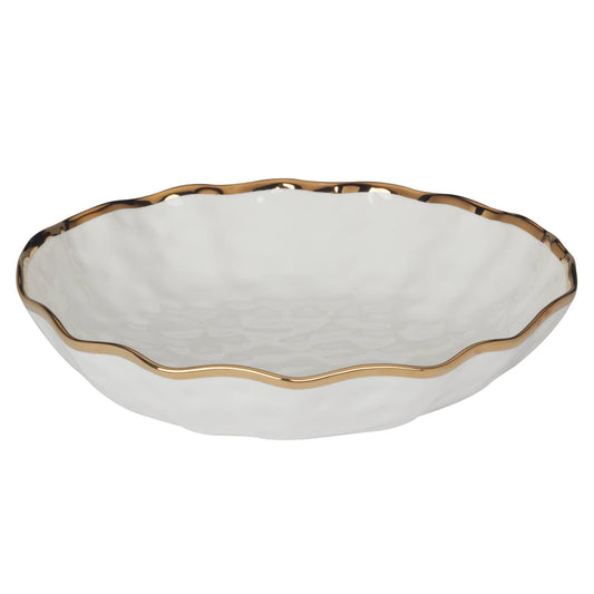 Regency Gold Serving Bowl 13in X 3in
