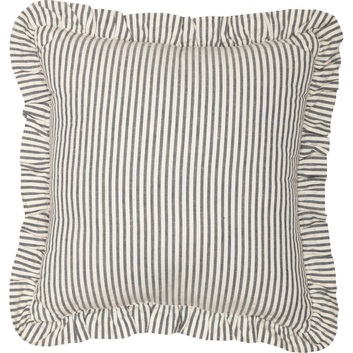 Farmhouse Ticking Stripe Throw Pillow Hatteras 12"
