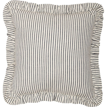 Farmhouse Ticking Stripe Throw Pillow Hatteras 12"