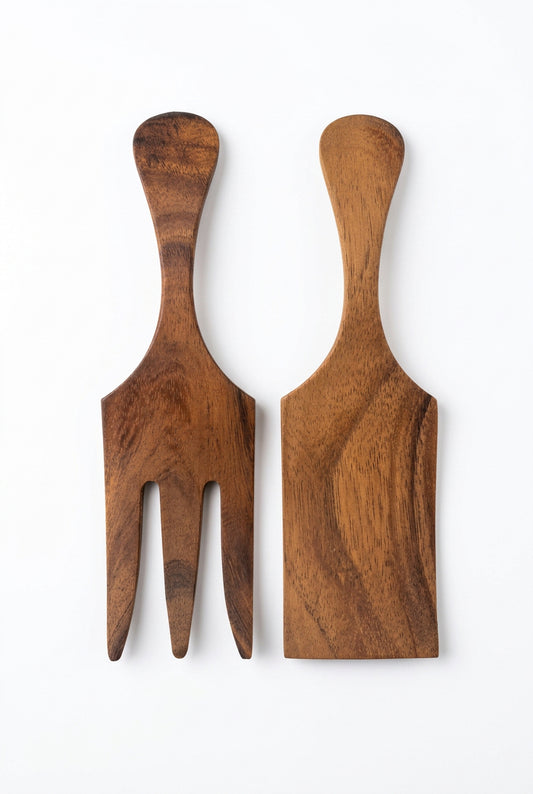 Ironwood Large Fruit & Salad Utensil Set