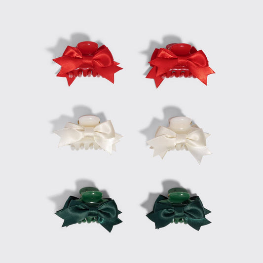 Holiday Mini Claw Clips 6pc Set