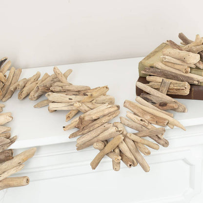 Natural Driftwood Coastal Garland - 57”