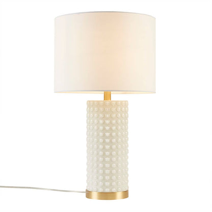 Glass Textured Dot Table Lamp