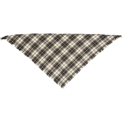 Large Plaid Christmas Pet Bandana Set