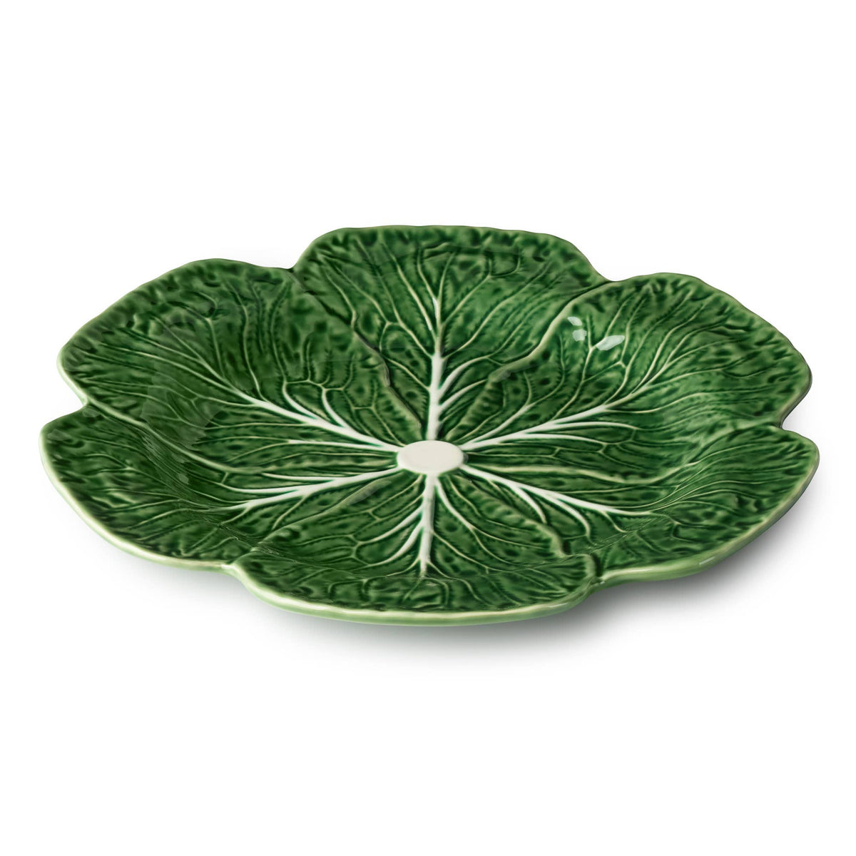 Le Jardin Cabbage 3-D Round Platter 13in