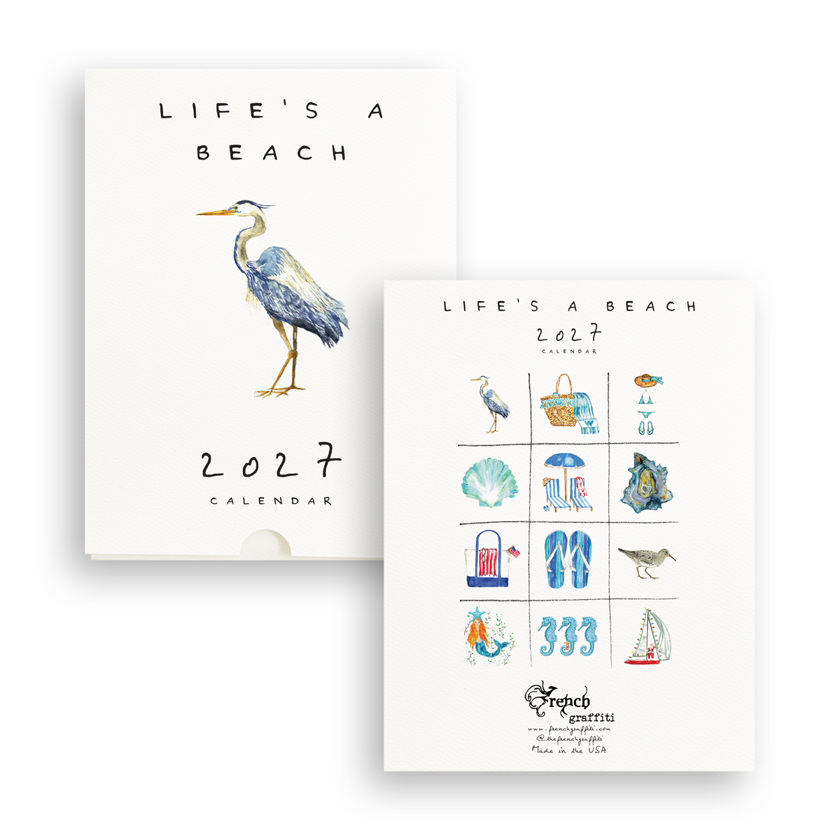 Life's A Beach 2027 Calendar