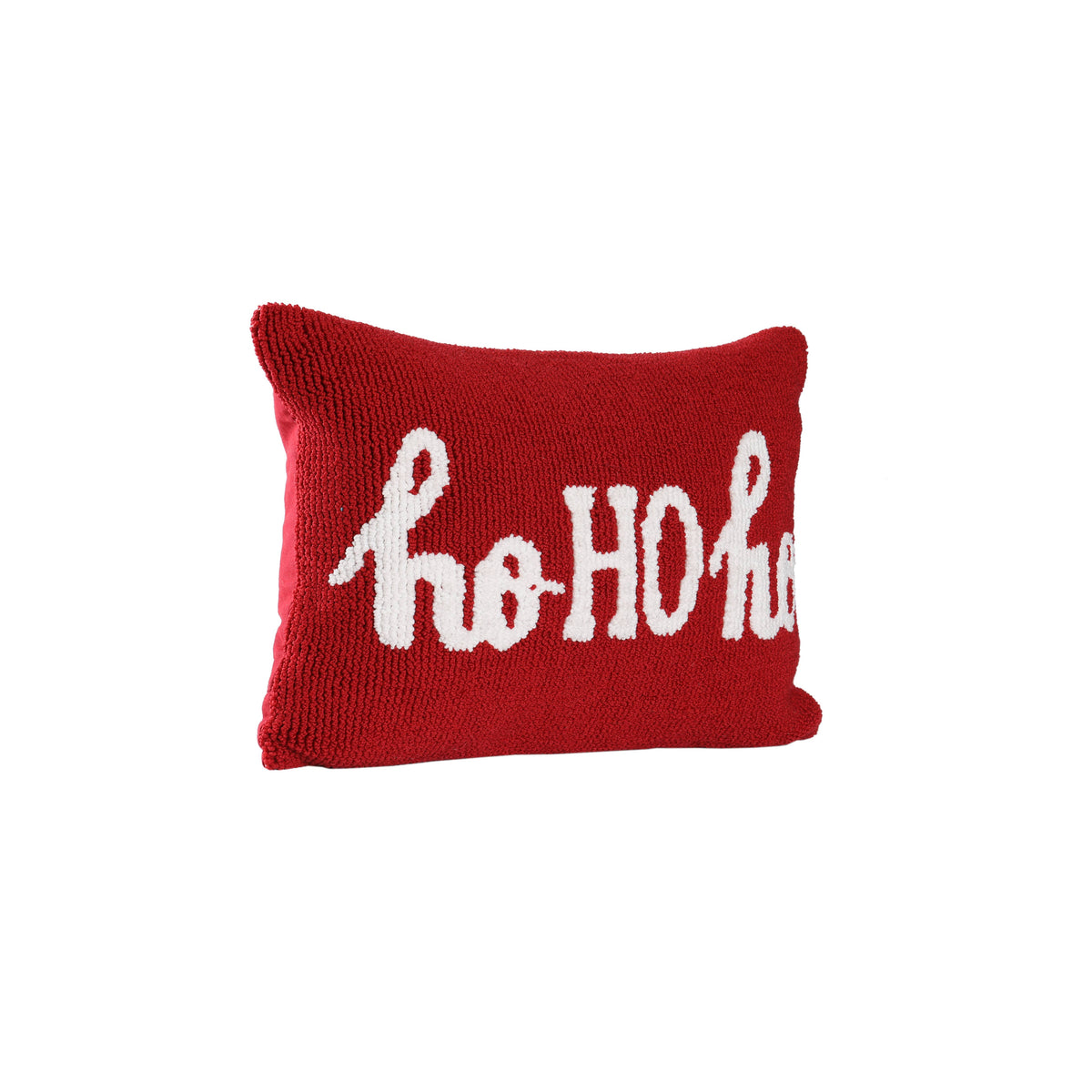 “Ho Ho Ho” Circular Knit Pillow