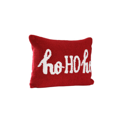 “Ho Ho Ho” Circular Knit Pillow