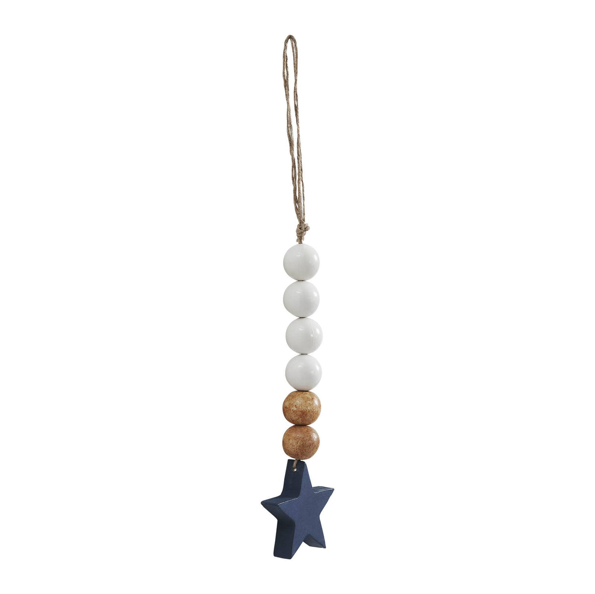 Americana Star Bead Garland Ornament