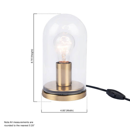 Sale - Atlas Modern Gold 1-light Metal & Glass Table Lamp