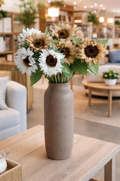 27.5"-Lux Collection-Moisturized Real Touch Sunflower Stem