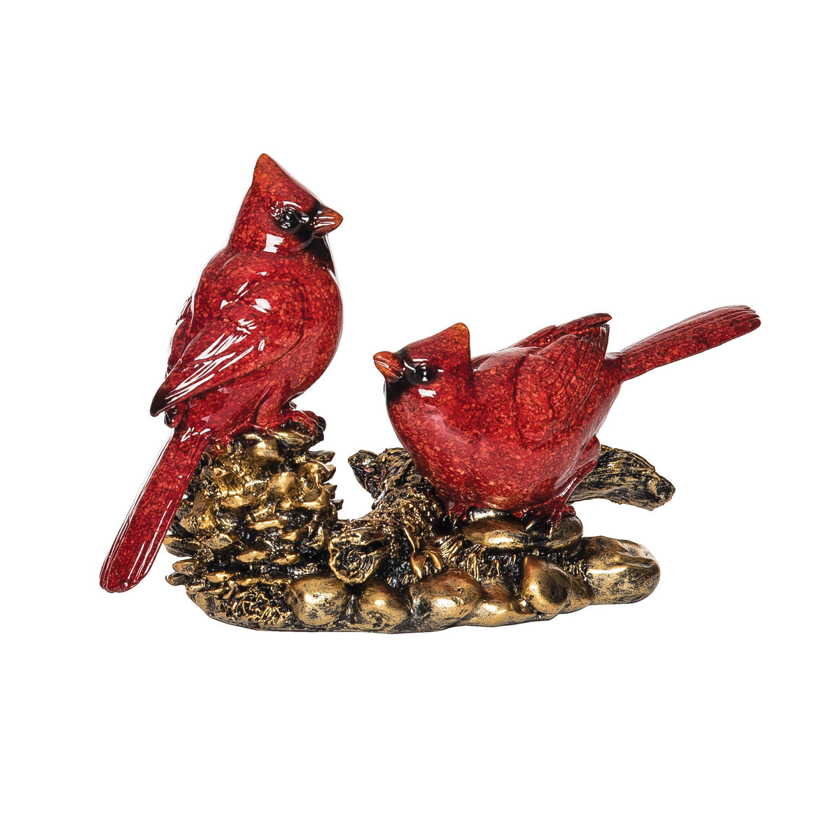 Christmas Cardinal Duo Decorative Figurine