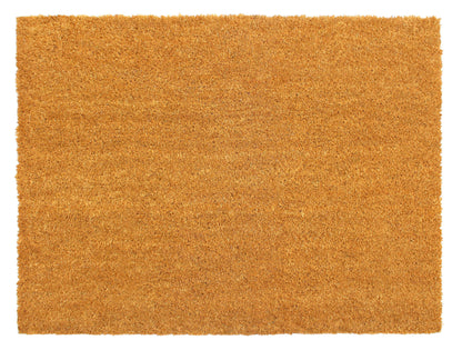 RugSmith Natural Machine Tufted Plain Doormat, 24" x 36"