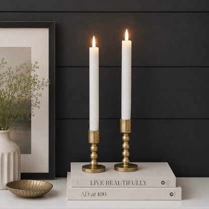Set of 2 - LED Taper Candles