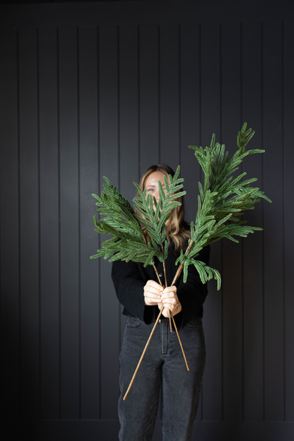 Norfolk Full Real Touch Green Faux Stems
