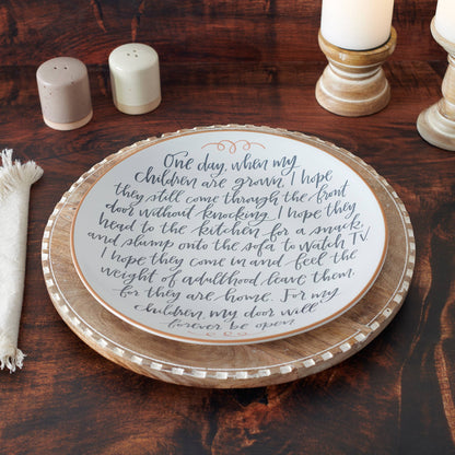 For My Children - Forever Memory Plate