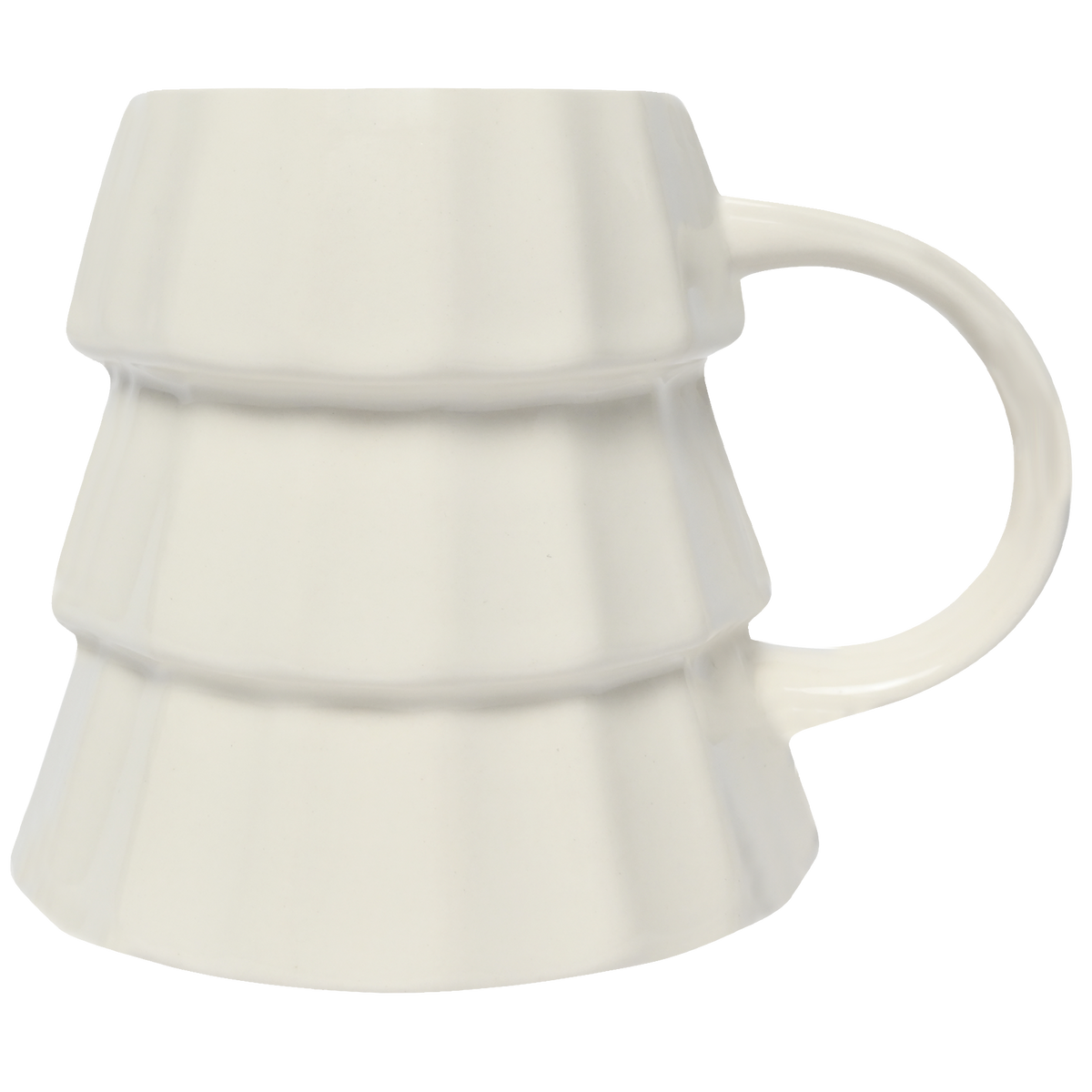 Cream Christmas Tree Coffee Mug